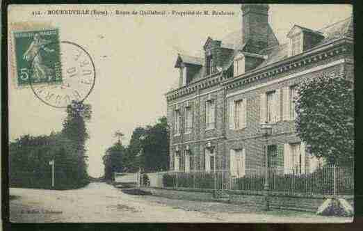 Ville de BOURNEVILLE, carte postale ancienne