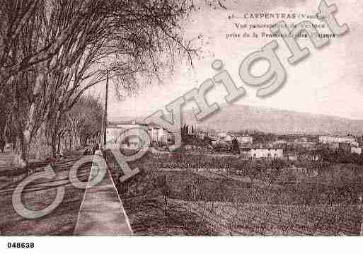 Ville de CARPENTRAS, carte postale ancienne