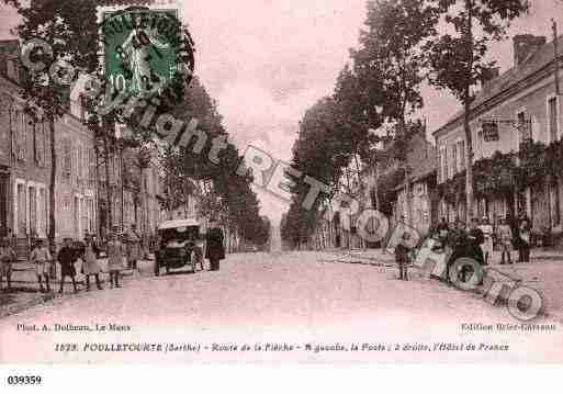 Ville de CERANSFOULLETOURTE, carte postale ancienne