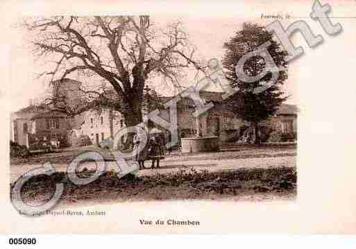 Ville de CHAMBONSURDOLORE, carte postale ancienne