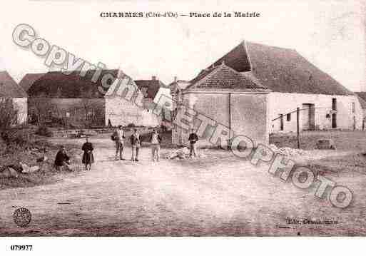 Ville de CHARMES, carte postale ancienne