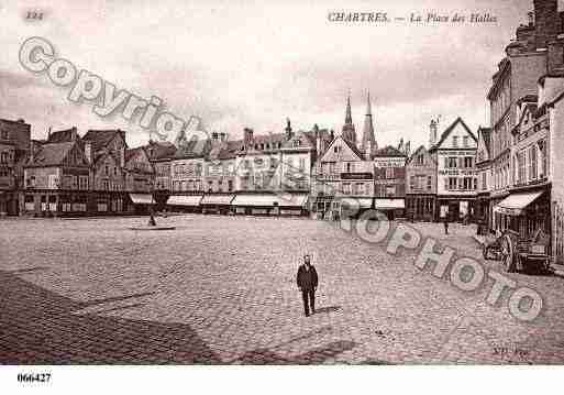 Ville de CHARTRES, carte postale ancienne