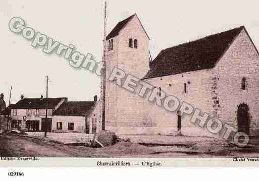 Ville de CHEVRAINVILLIERS, carte postale ancienne Ville de CHEVRAINVILLIERS, carte postale ancienne