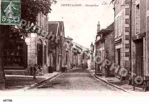 Ville de CHITRY, carte postale ancienne