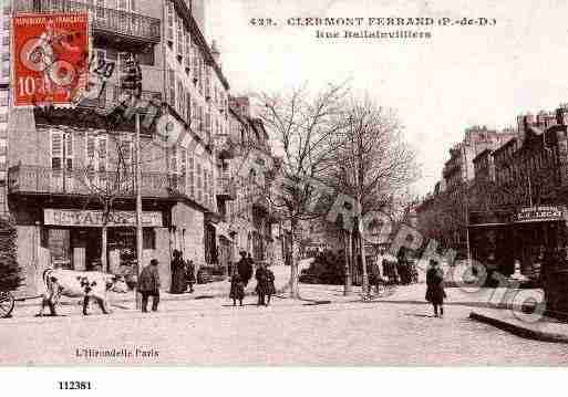 Ville de CLERMONTFERRAND, carte postale ancienne