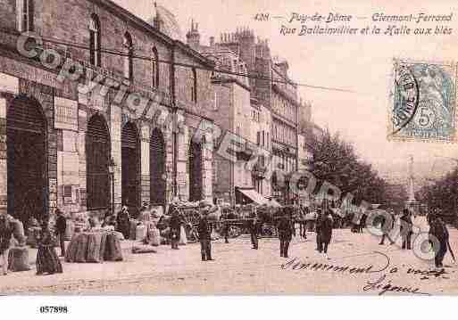 Ville de CLERMONTFERRAND, carte postale ancienne