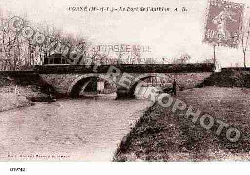 Ville de CORNE, carte postale ancienne