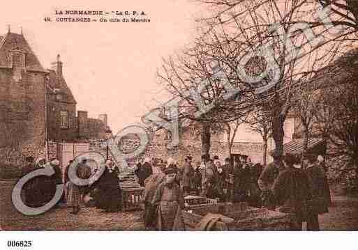 Ville de COUTANCES, carte postale ancienne