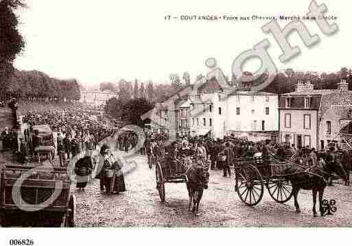 Ville de COUTANCES, carte postale ancienne