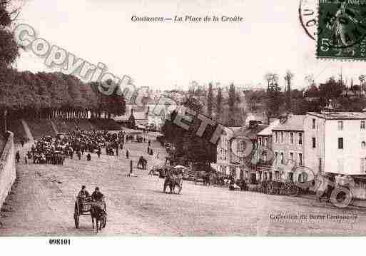 Ville de COUTANCES, carte postale ancienne