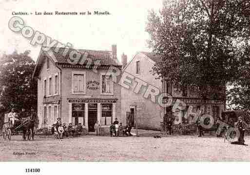 Ville de CUSTINES, carte postale ancienne