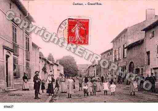 Ville de CUSTINES, carte postale ancienne