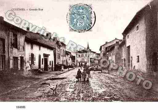 Ville de CUSTINES, carte postale ancienne