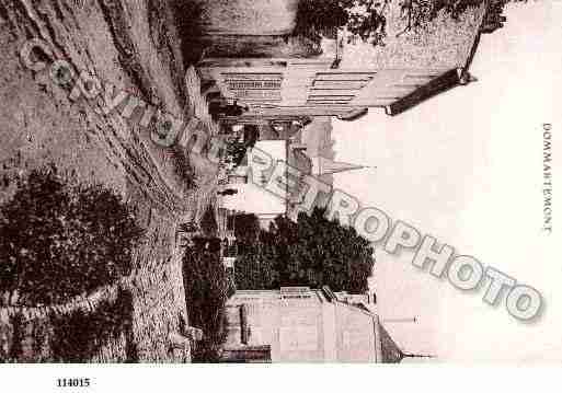 Ville de DOMMARTEMONT, carte postale ancienne