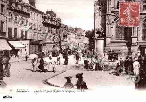 Ville de ELBEUF, carte postale ancienne