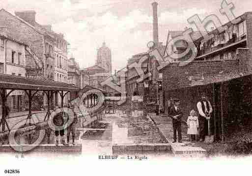 Ville de ELBEUF, carte postale ancienne