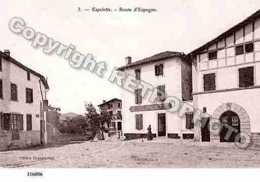 Ville de ESPELETTE, carte postale ancienne