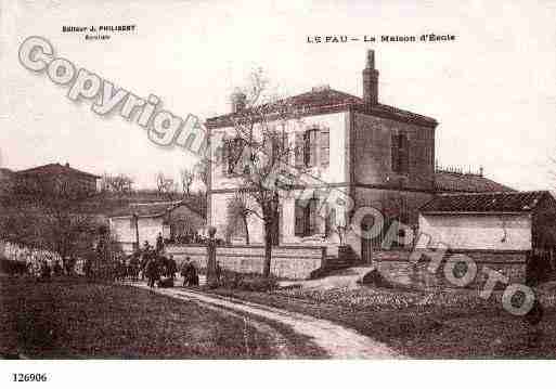 Ville de FAU(LE), carte postale ancienne