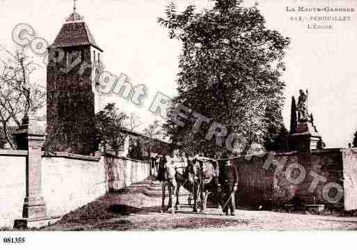 Ville de FENOUILLET, carte postale ancienne