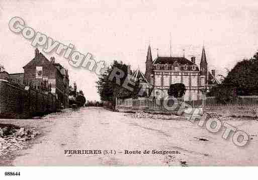 Ville de FERRIERESENBRAY, carte postale ancienne