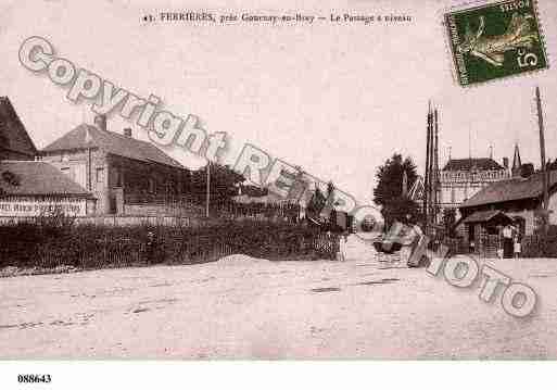 Ville de FERRIERESENBRAY, carte postale ancienne