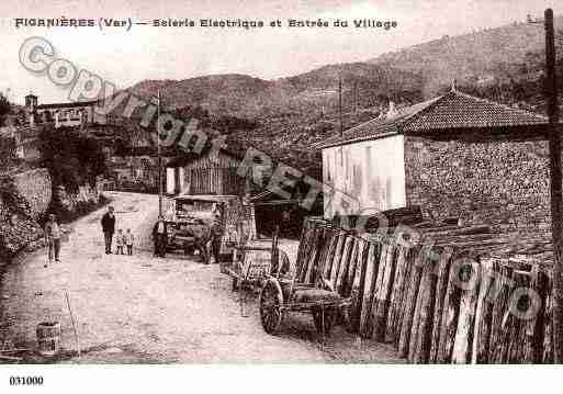 Ville de FIGANIERES, carte postale ancienne