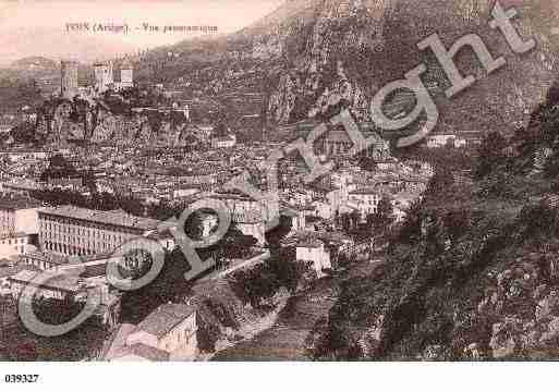 Ville de FOIX, carte postale ancienne