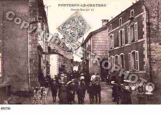 Ville de FONTENOYLECHATEAU, carte postale ancienne