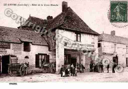 Ville de GAVRE(LE), carte postale ancienne
