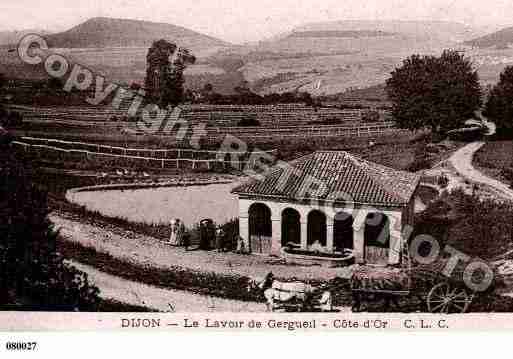 Ville de GERGEUIL, carte postale ancienne