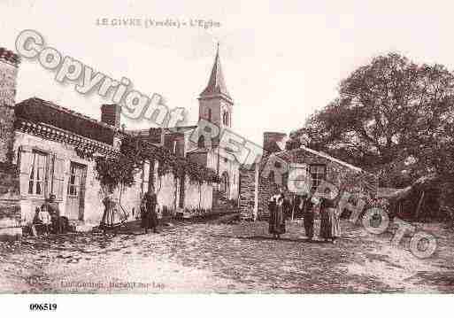 Ville de GIVRE(LE), carte postale ancienne