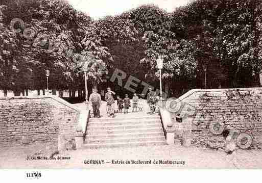 Ville de GOURNAYENBRAY, carte postale ancienne