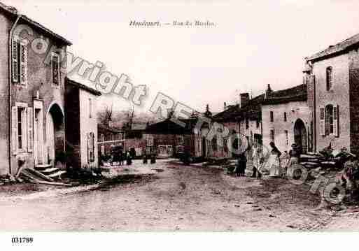 Ville de HOUECOURT, carte postale ancienne