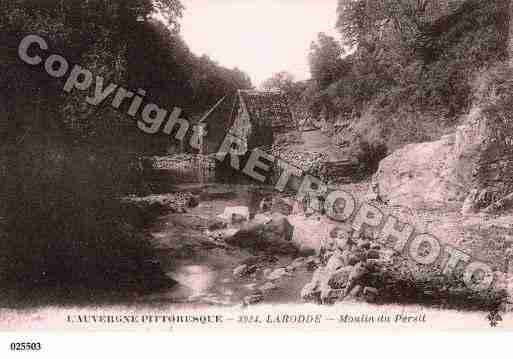 Ville de LARODDE, carte postale ancienne