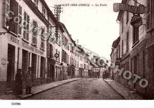 Ville de LIZYSUROURCQ, carte postale ancienne