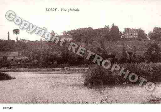 Ville de LOISY, carte postale ancienne