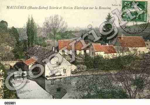 Ville de MAIZIERES, carte postale ancienne