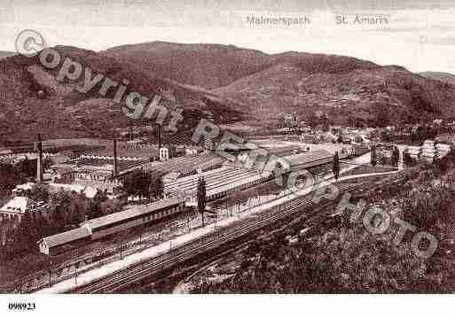 Ville de MALMERSPACH, carte postale ancienne