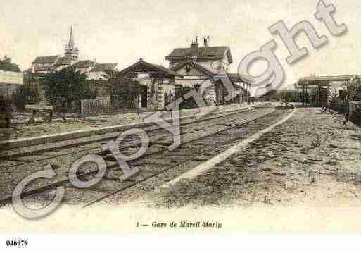 Ville de MAREILMARLY, carte postale ancienne