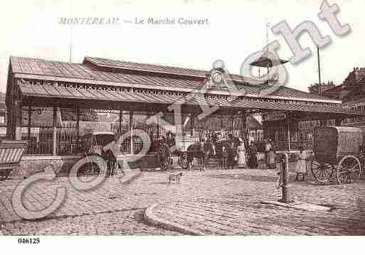 Ville de MONTEREAUFAUTYONNE, carte postale ancienne