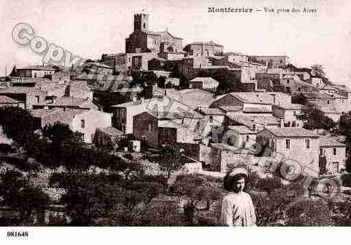 Ville de MONTFERRIERSURLEZ, carte postale ancienne