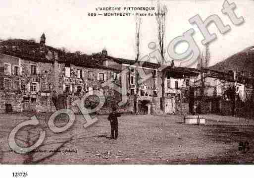 Ville de MONTPEZATSOUSBAUZON, carte postale ancienne