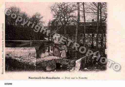 Ville de NANTEUILLEHAUDOIN, carte postale ancienne