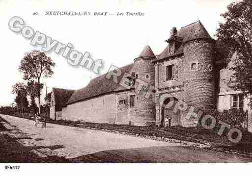 Ville de NEUFCHATELENBRAY, carte postale ancienne