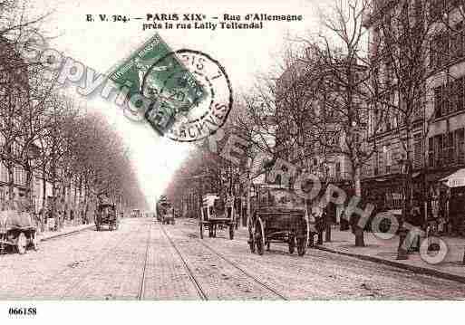 Ville de PARIS19, carte postale ancienne