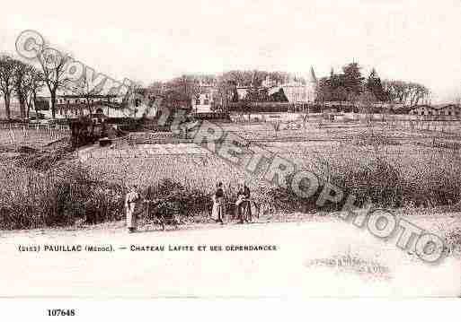 Ville de PAUILLAC, carte postale ancienne