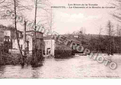 Ville de PISSOTTE, carte postale ancienne