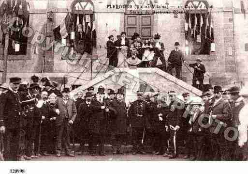 Ville de PLERGUER, carte postale ancienne Ville de PLERGUER, carte postale ancienne
