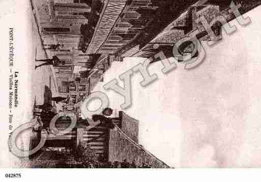 Ville de PONTL'EVEQUE, carte postale ancienne