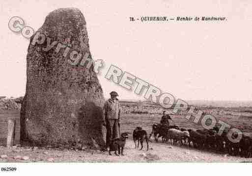 Ville de QUIBERON, carte postale ancienne